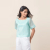 Viscose Silk Striped Short Top