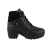 Shoetopia Womens/Girls Black Latest Collection High Top Heeled Classic Boots