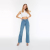 Women Blue Straight Fit Jeans
