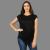 BIBA Solid Round Neck Jersey Women T-Shirt
