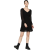 ONLY Women's Polyester Fit and Flare Above The Knee Casual Dress