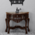 Awadh Teak Wood Console Table in Walnut Finish
