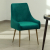 Durian Betiana Fabric Dining Chair With Base In Golden Finish