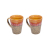 Atohi Mugs (Brown, Set Of 2 Set)