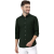  Men's Solid Slim Fit Cotton Casual Shirt 