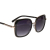 Peter Jones Black Square Oversized Sunglasses for Girls